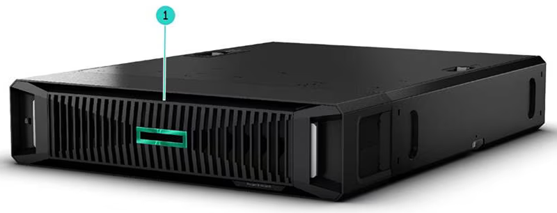HPE ProLiant DL145 Gen11 Server &ndash; Front View (Bezel)